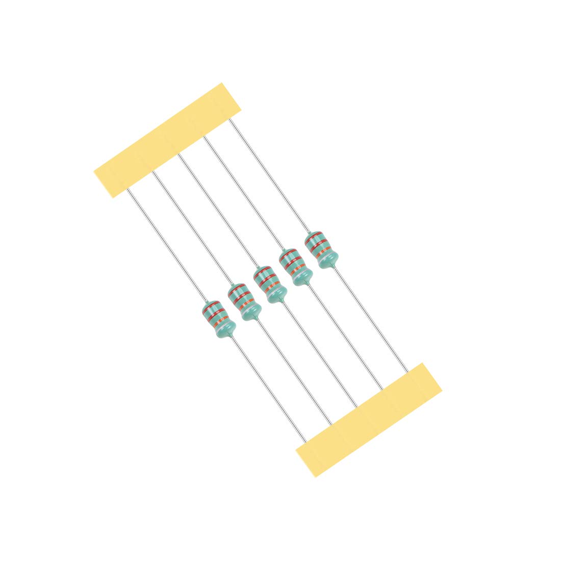 5 Stück axial bedrahteter, farbbeschichteter Induktorkondensator 22000 uH DIP 1 W