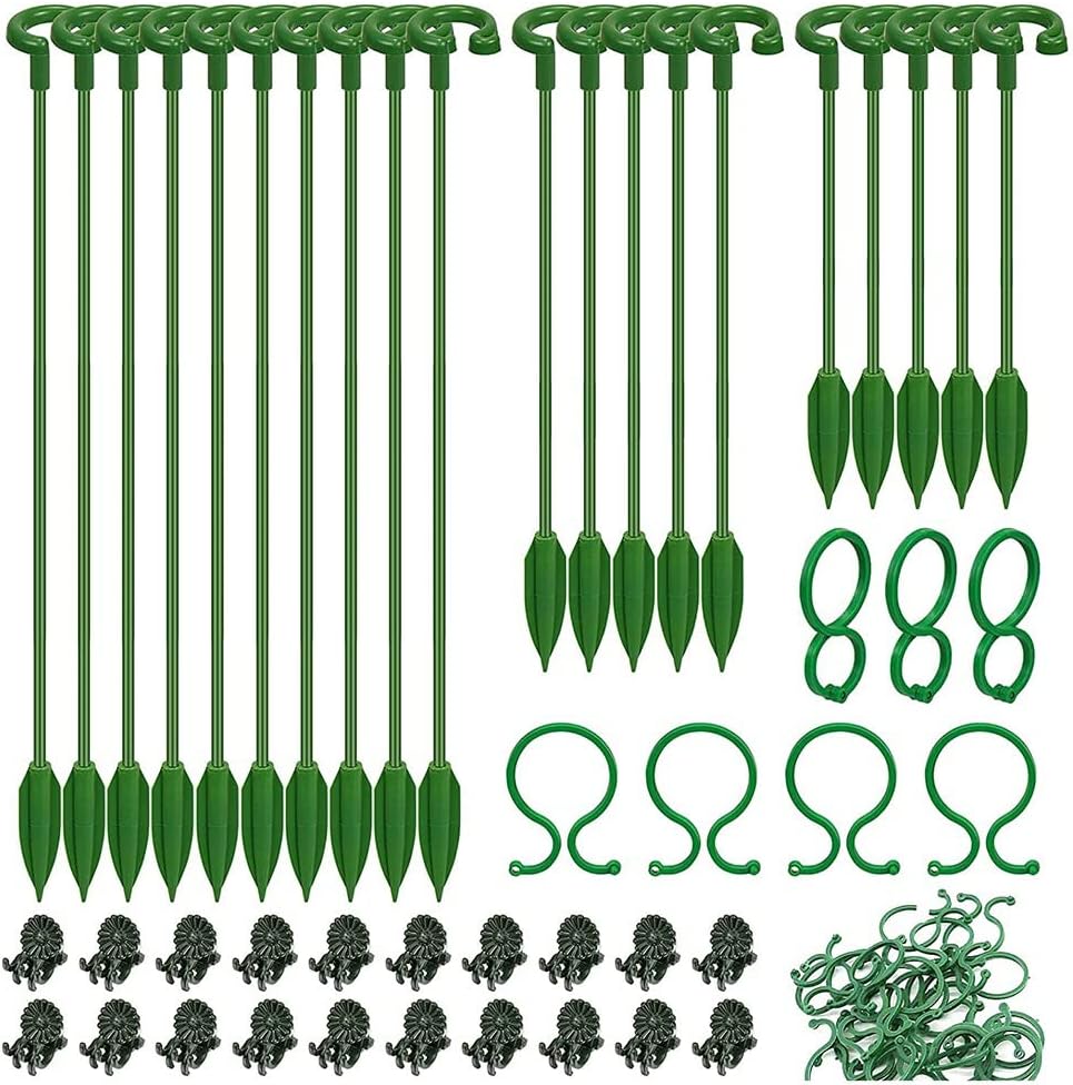 60 StüCk Pflanzen Stützen Set